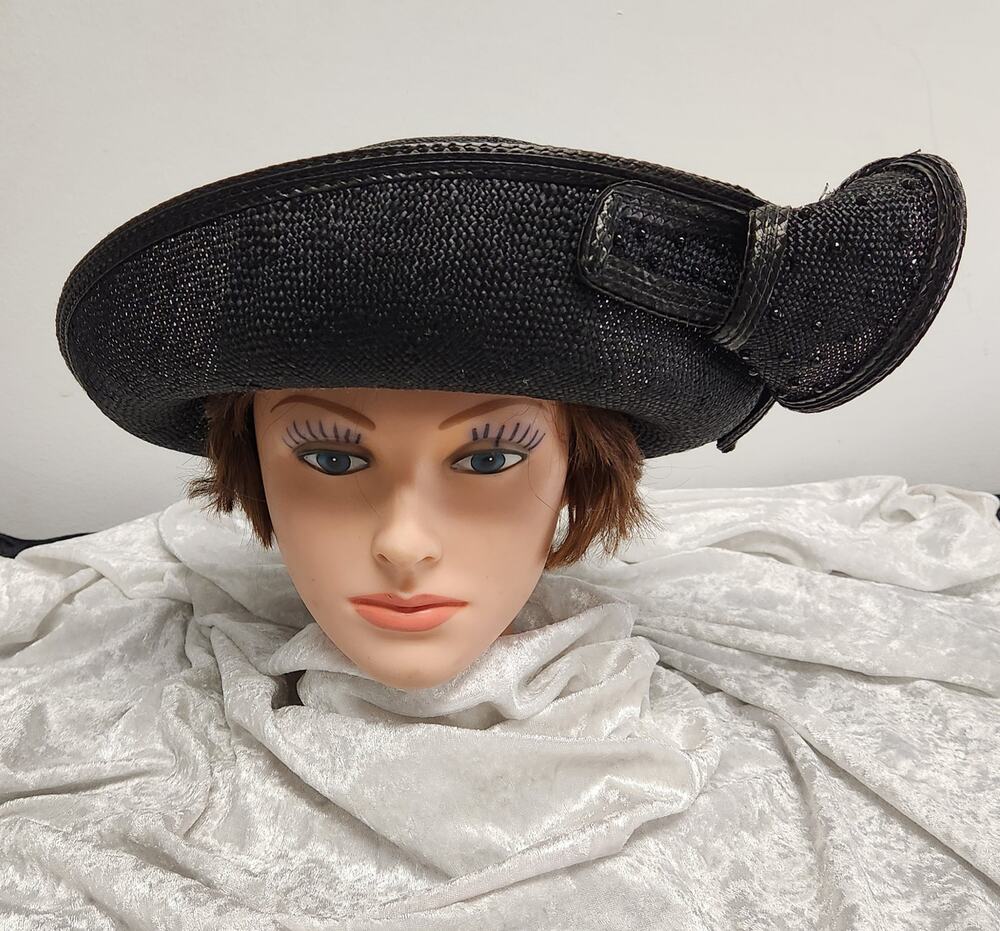 Mr.John Moderne Black Womens Couture Hat
